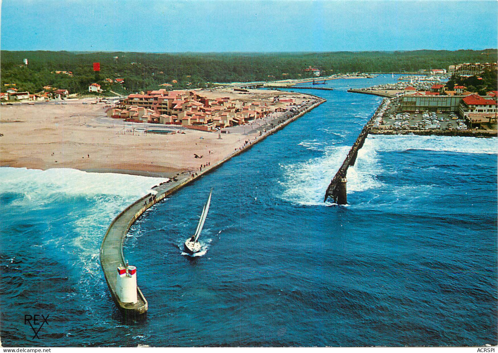 40  Capbreton Vue Aérienne De La Passe Terrasses De L'océan     N° 37\MM5033 - Capbreton