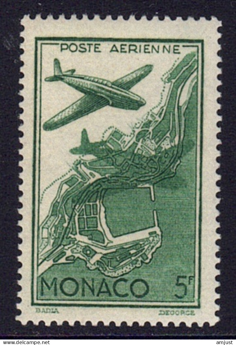 Monaco // Poste Aérienne // Vue Aérienne Du Port Timbres Neuf** MNH  No. Y&T 2 - Luftfahrt