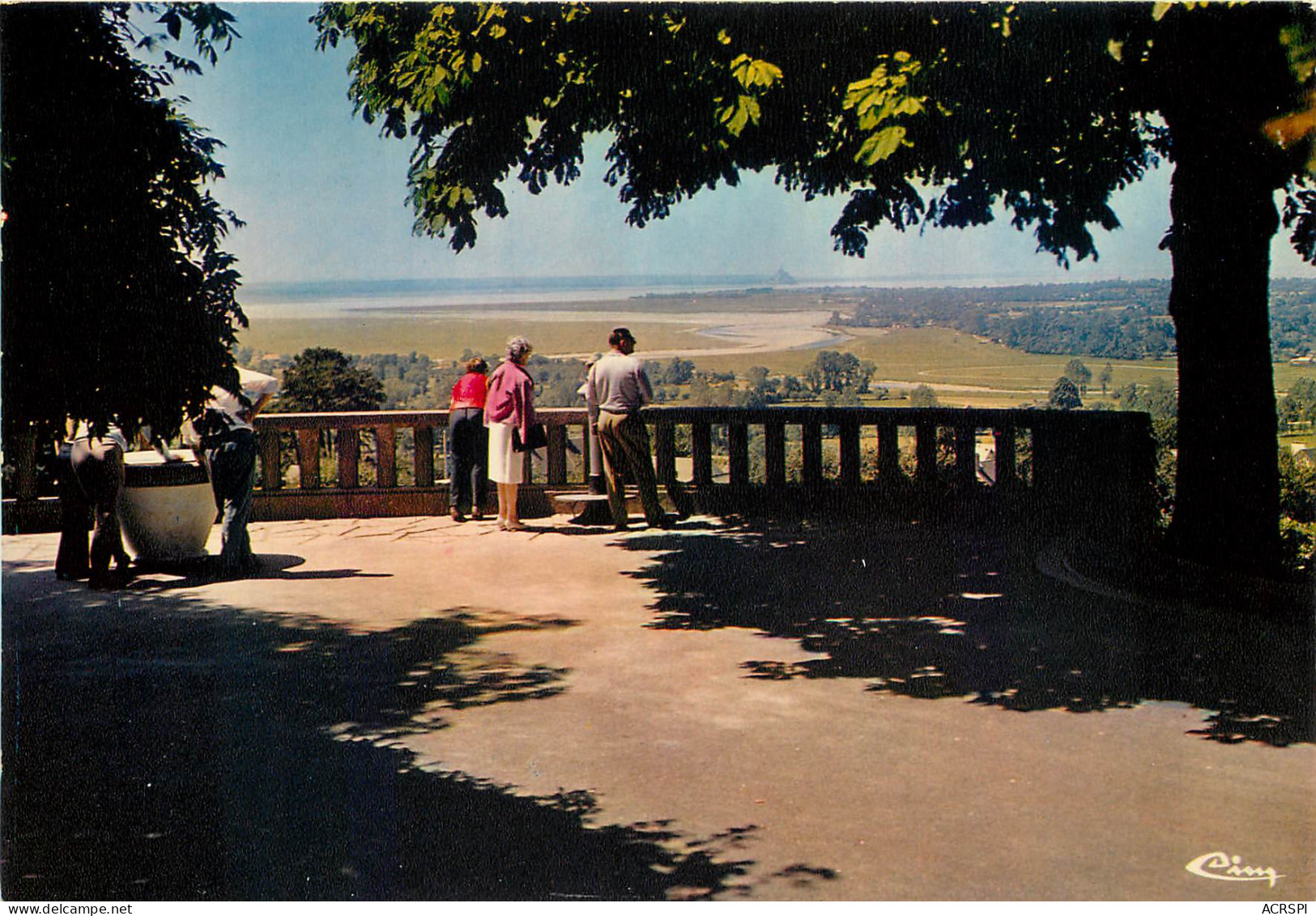 50   Avranches Jardin Des Plantes Et Vue Sur Le Mont St Michel     N° 42 \MM5041 - Avranches