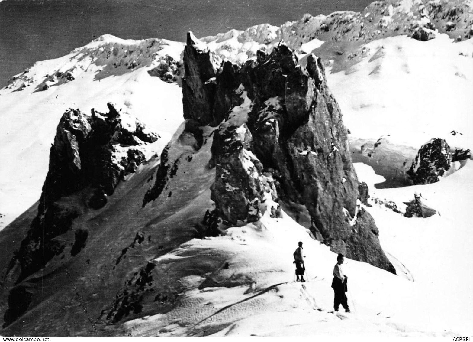 73 Saint-François-Longchamp Alpinistes Au Roc-noir  (scan R/V) 48 \PC1204 - Saint Jean De Maurienne