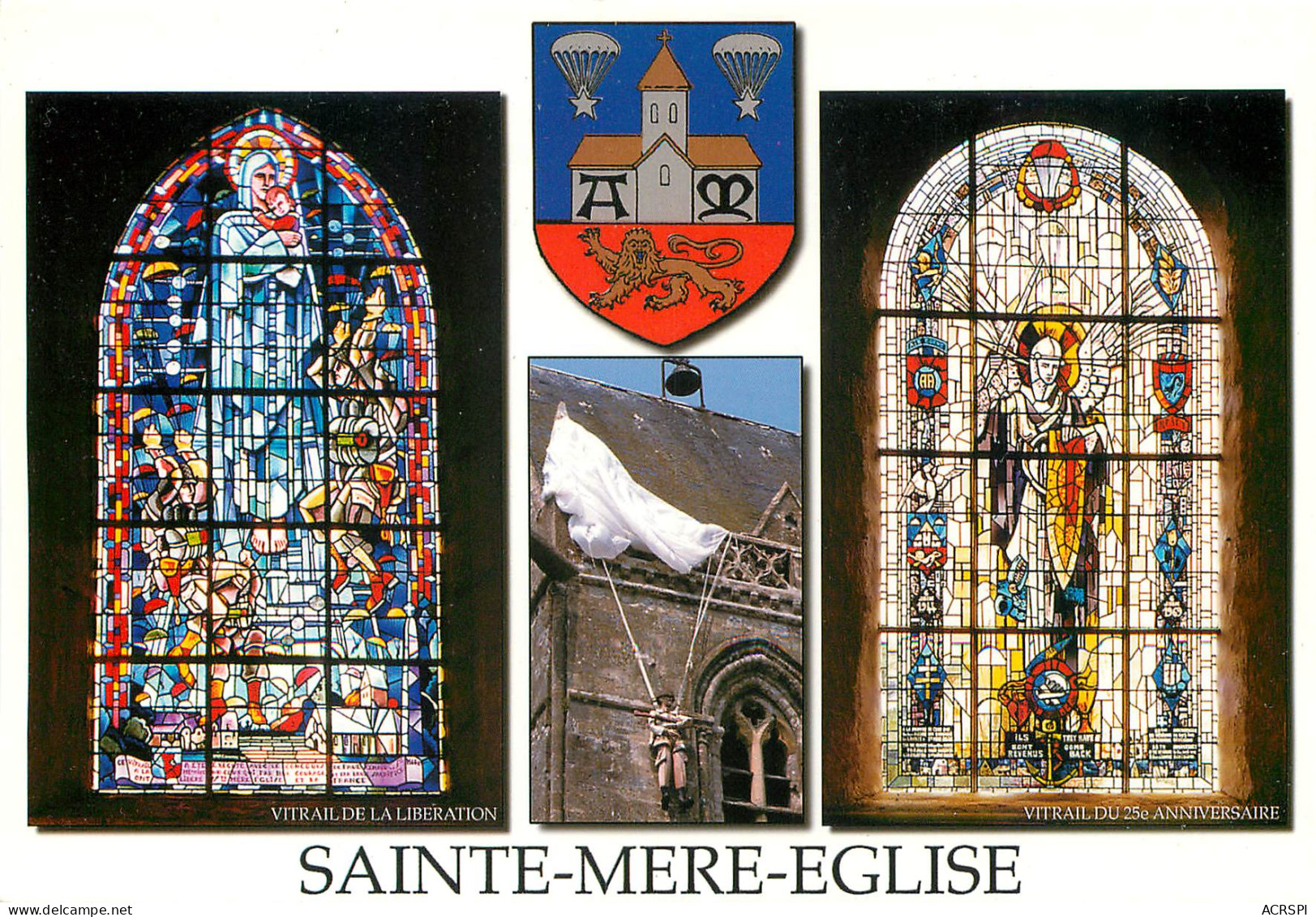 Christianisme  Jesus Christ France Sainte Mere Eglise Manche Multivue     N° 16 \MM5046 - Jesus