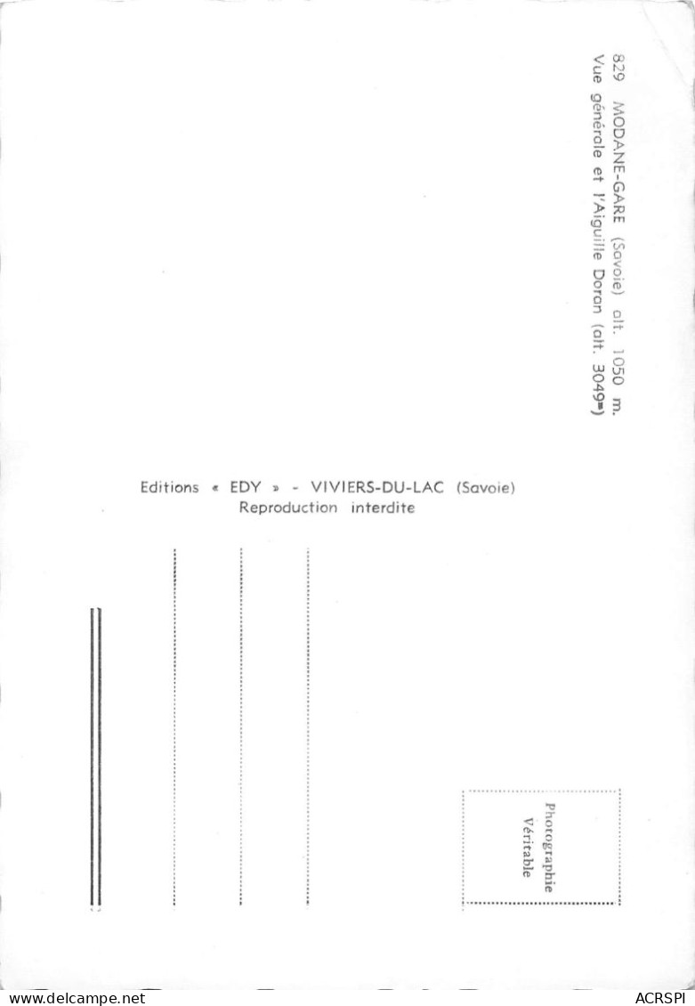 73 MODANE Gare Vue Générale Panoramique (scan R/V) 19 \PC1204 - Modane