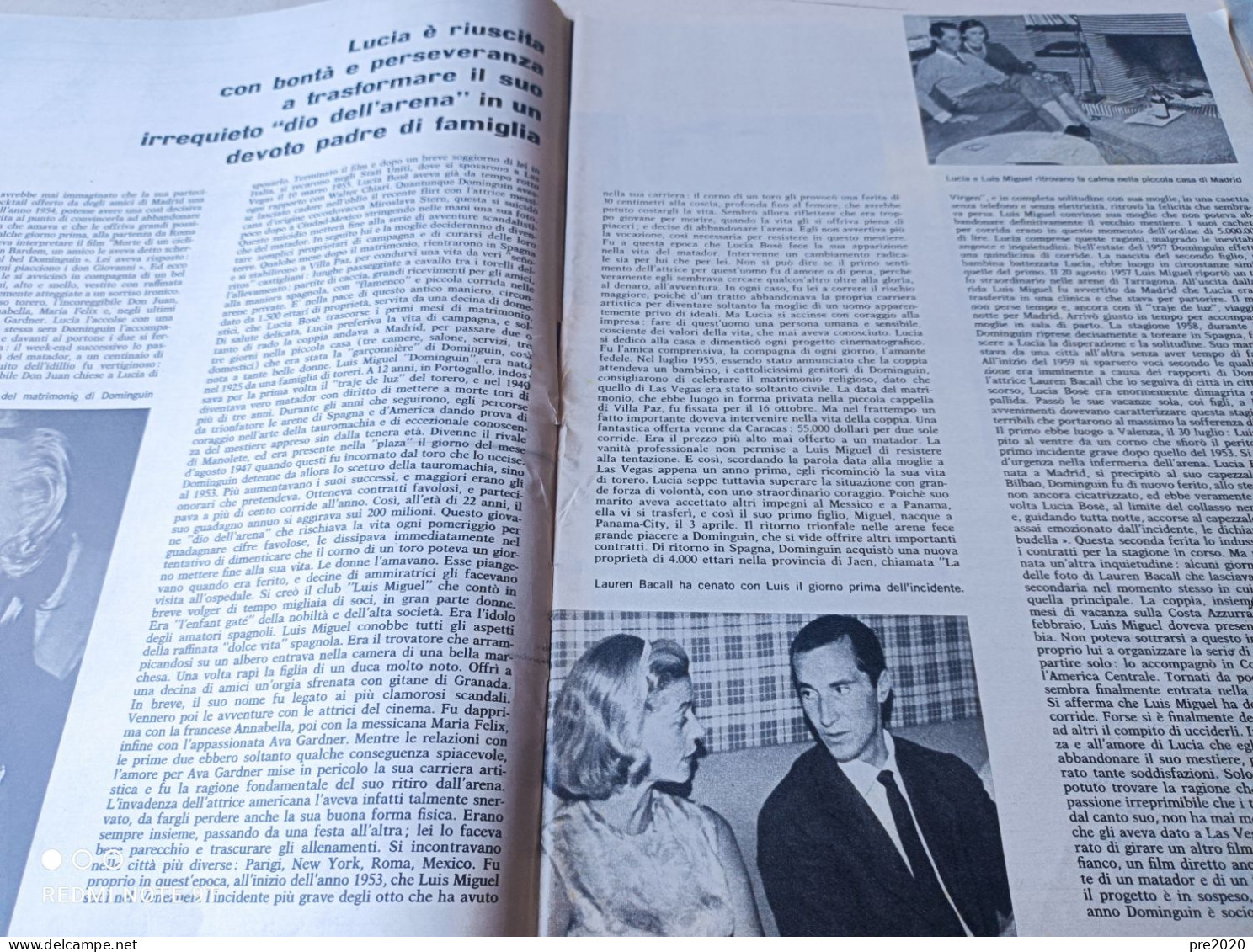 LE ORE 1960 LUCIA BOSE’ MIGUEL BOSE’ DOMINGUIN MARLENE DIETRICH - Otros & Sin Clasificación