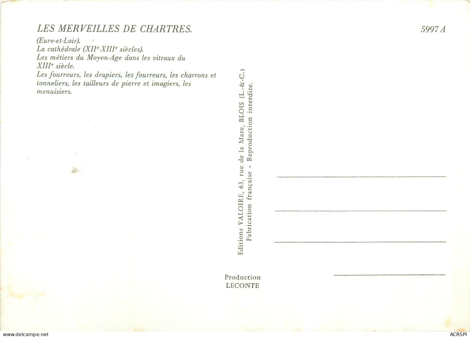 Christianisme  Jesus Christ France Chartres La Cathédrale Multivue    N° 46 \MM5046 - Jesus