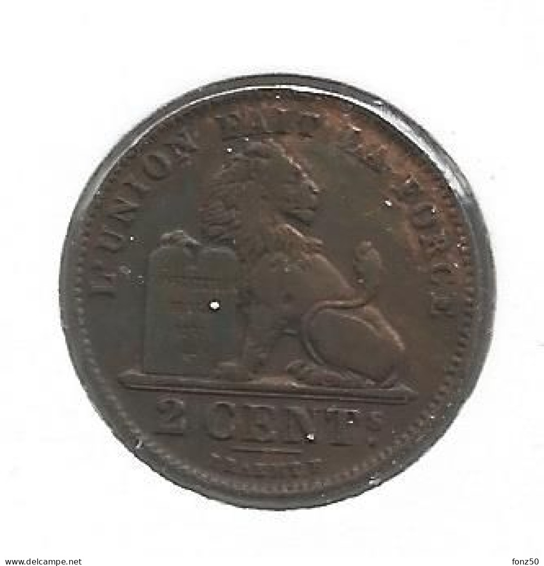 ALBERT I * 2 Cent 1912 Frans * Prachtig * Nr 12937 - 2 Centimes