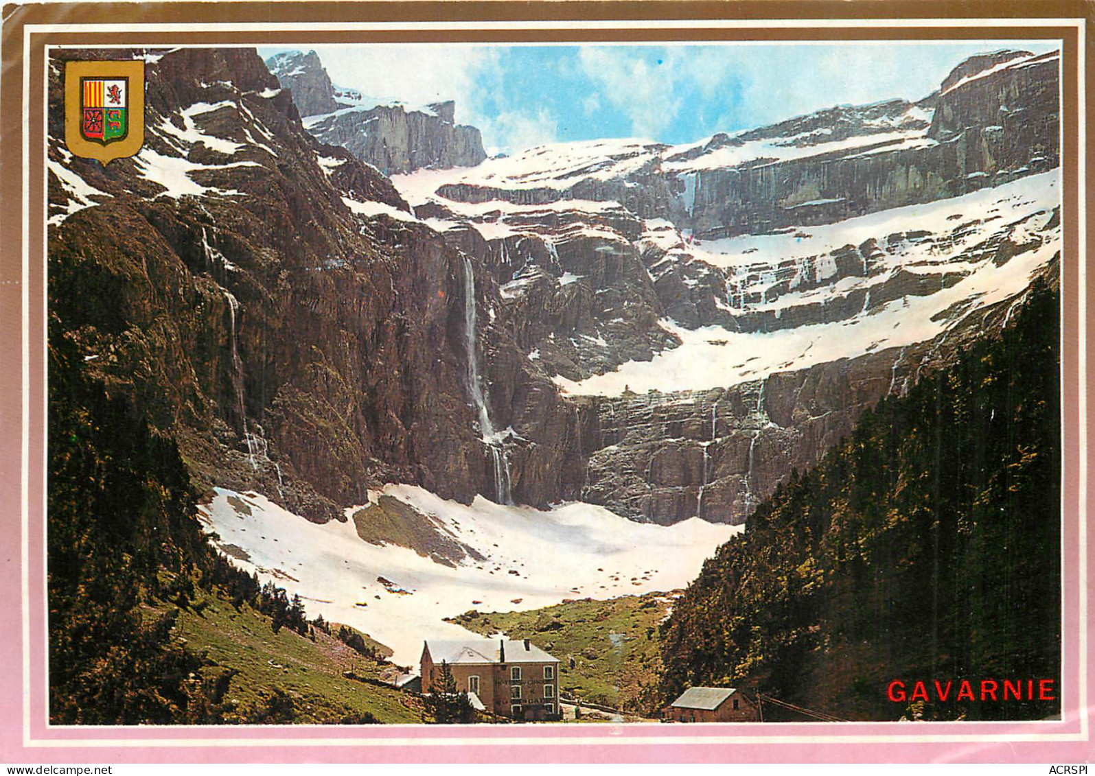 65  Gavarnie Le Cirque La Grande Cascade Et L'hôtel Du Cirque    N° 8 \MM5050 - Gavarnie