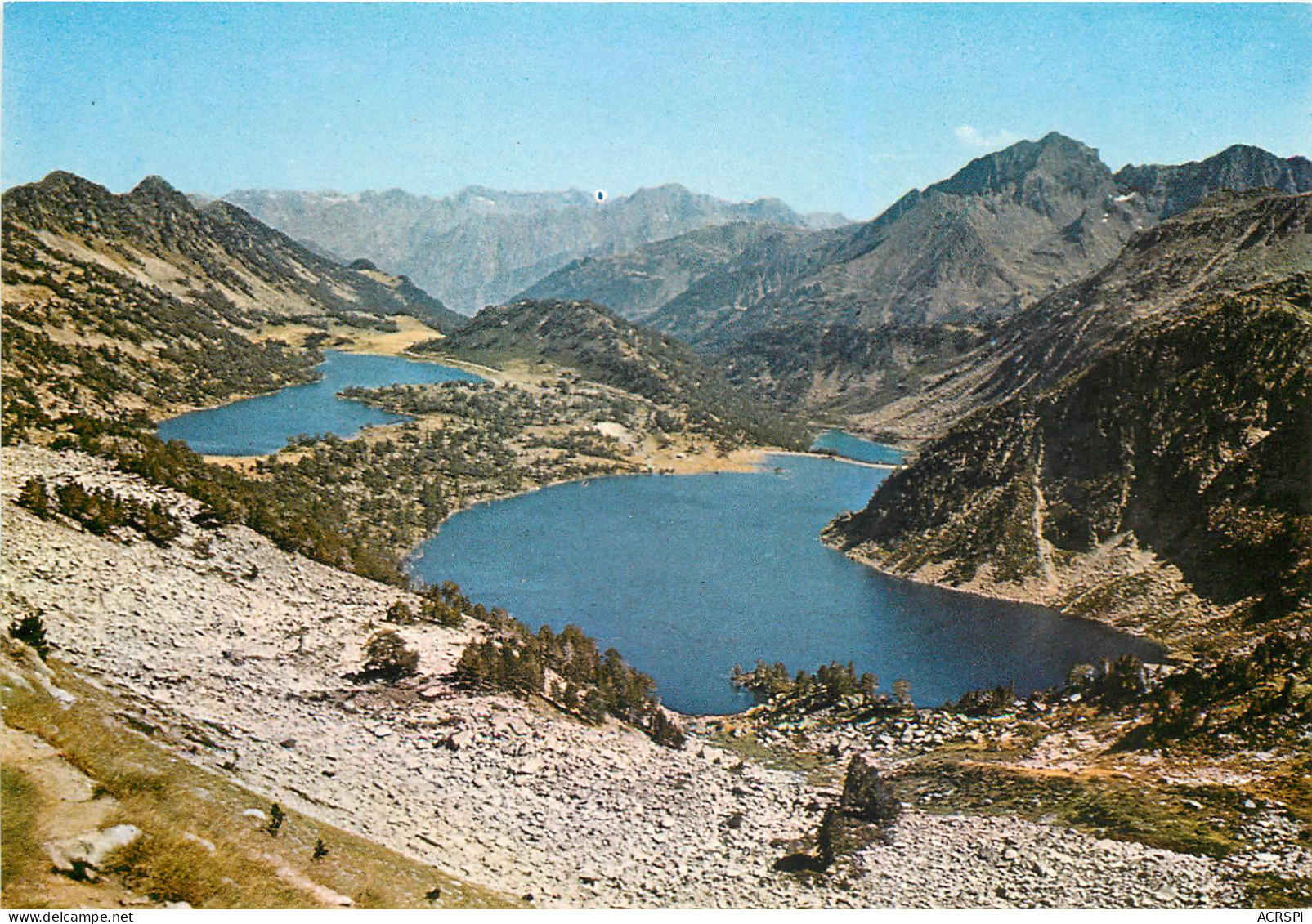 65  Vallée D'aure  Saint Lary Les Lacs D'aubert Et D'aumar Vus Du Col D'aubert    N° 27\MM5051 - Vielle Aure