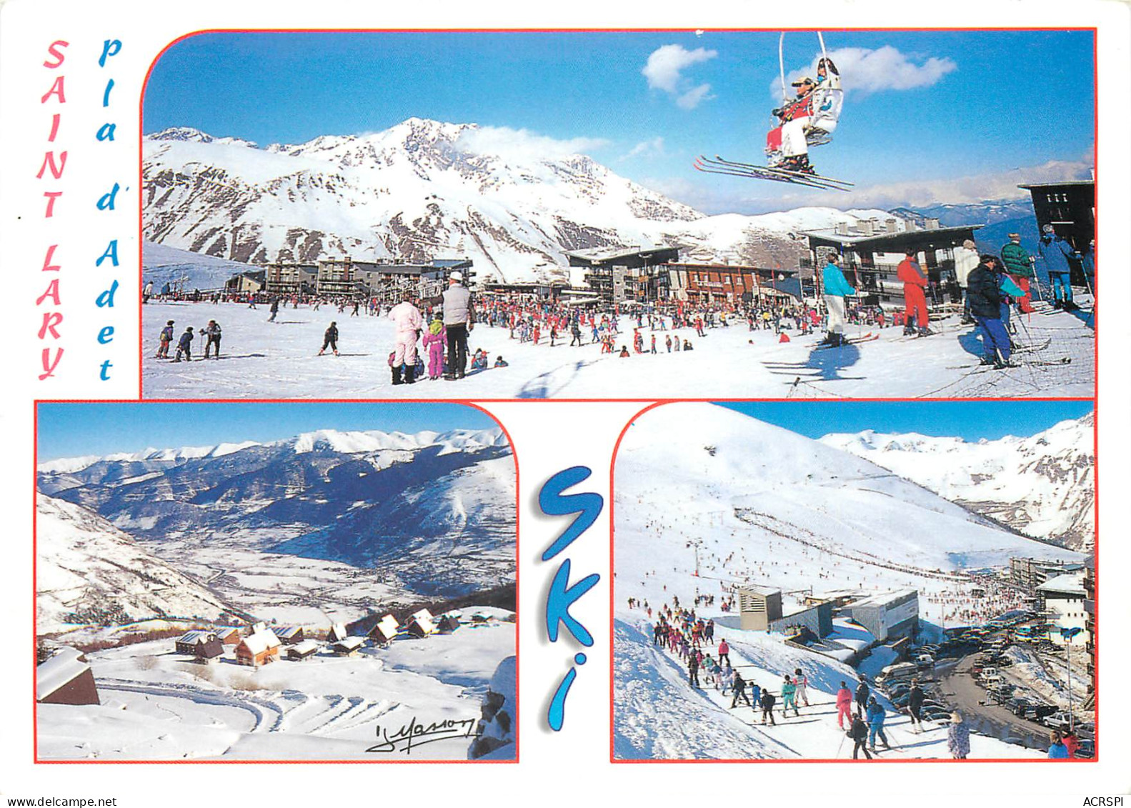 65  Vallée D'aure  Saint Lary Multivue   Station Pistes De Ski Du Ola D'adet  N° 57\MM5051 - Vielle Aure