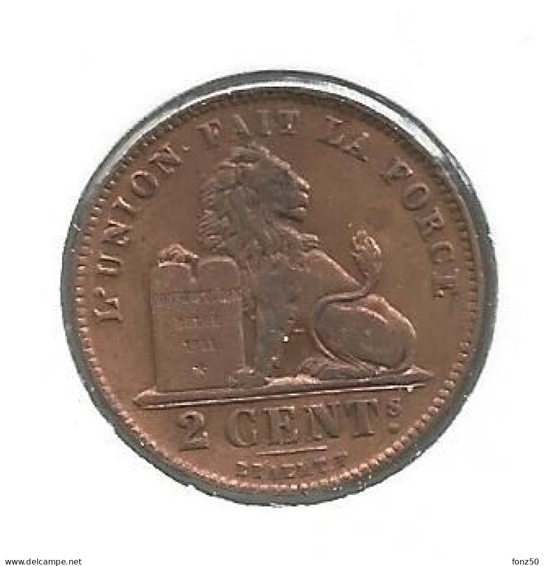 ALBERT I * 2 Cent 1919 Frans * Prachtig * Nr 12940 - 2 Centimes