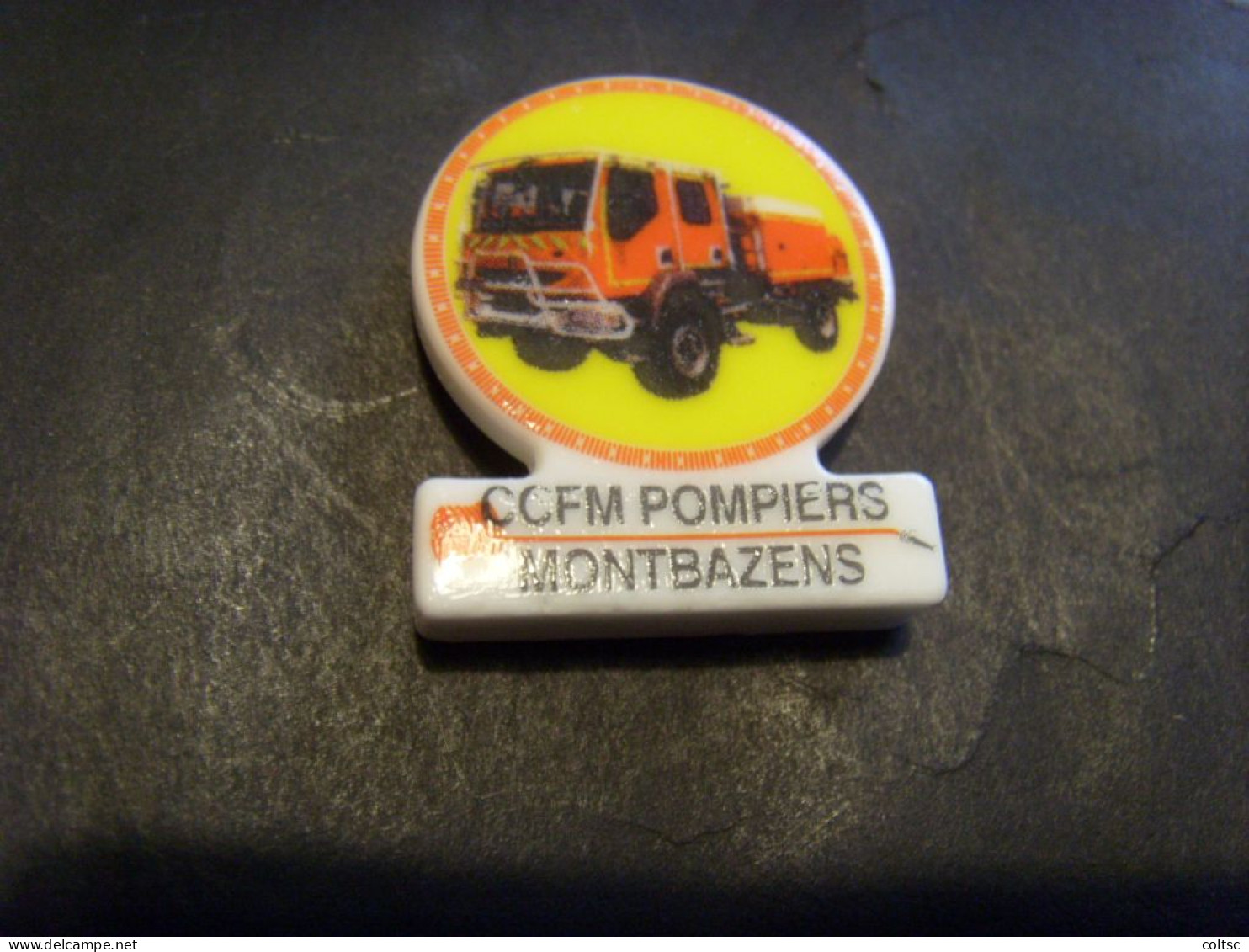 F24- Fève Camion Pompiers De Montbazens (Aveyron) - Other & Unclassified