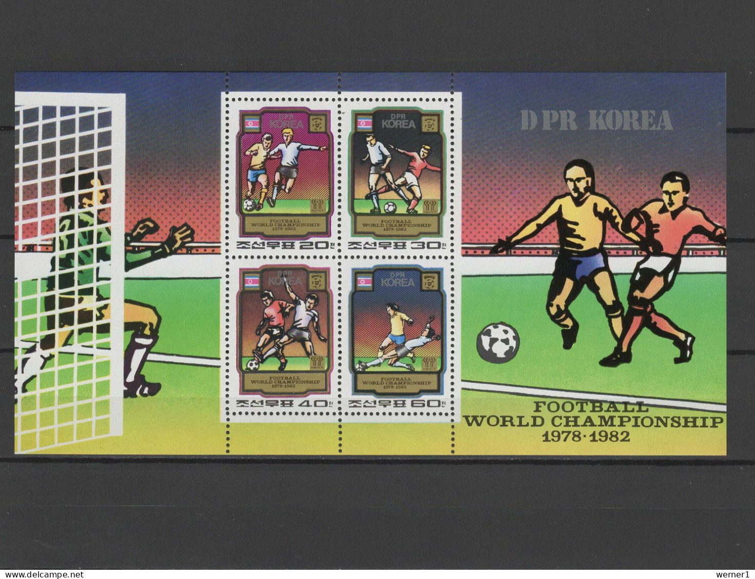 North Korea 1980 Football Soccer World Cup S/s MNH - 1982 – Espagne