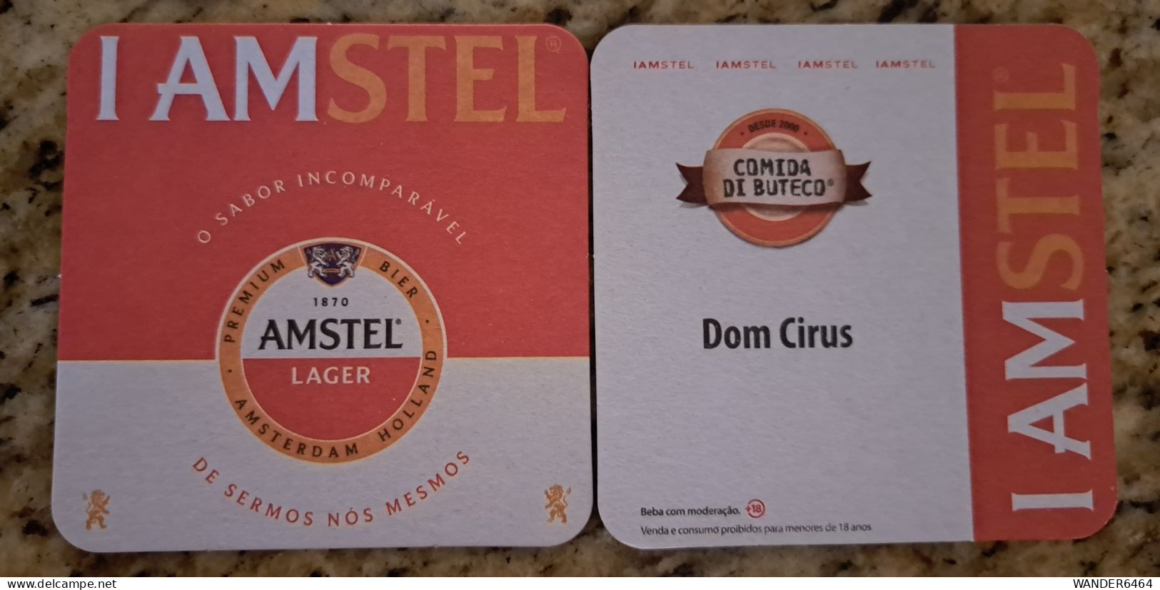 AMSTEL BRAZIL BREWERY  BEER  MATS - COASTERS #081 - Sotto-boccale