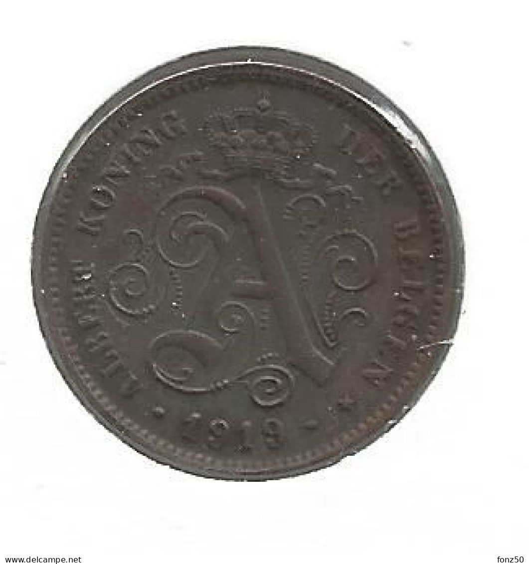 ALBERT I * 2 Cent 1919 Vlaams * Prachtig / FDC * Nr 12944 - 2 Centimes
