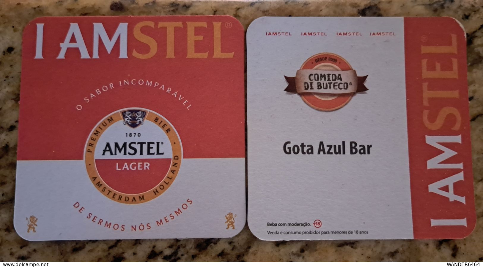 AMSTEL BRAZIL BREWERY  BEER  MATS - COASTERS #082 - Beer Mats