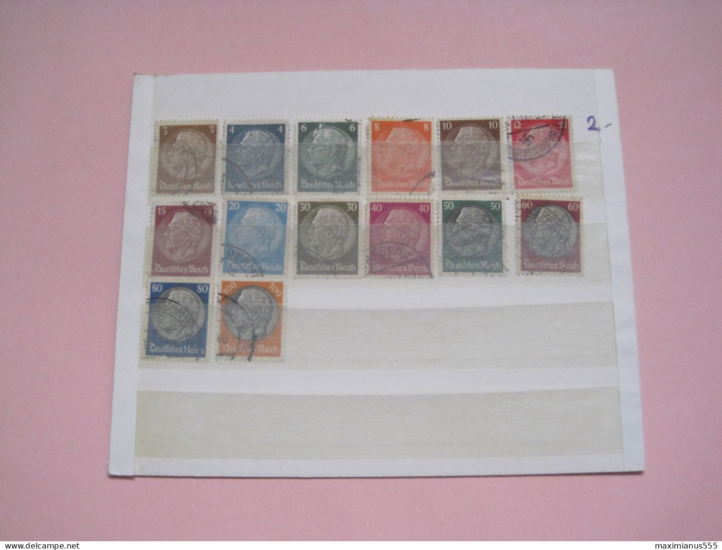 Germany Deutsche Reich Satz. (14W.) 1933, Michel 2022, 50% Off Price (2) - Used Stamps