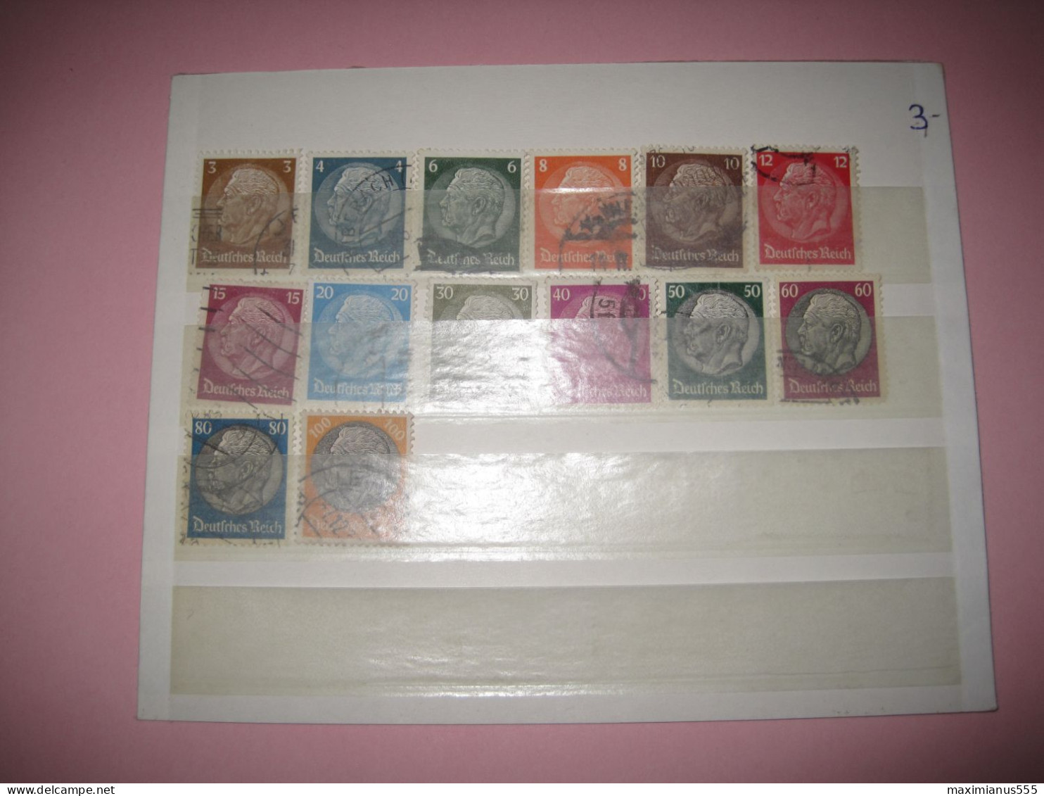 Germany Deutsche Reich Satz. (14W.) 1933, Michel 2022, 50% Off Price (3) - Used Stamps