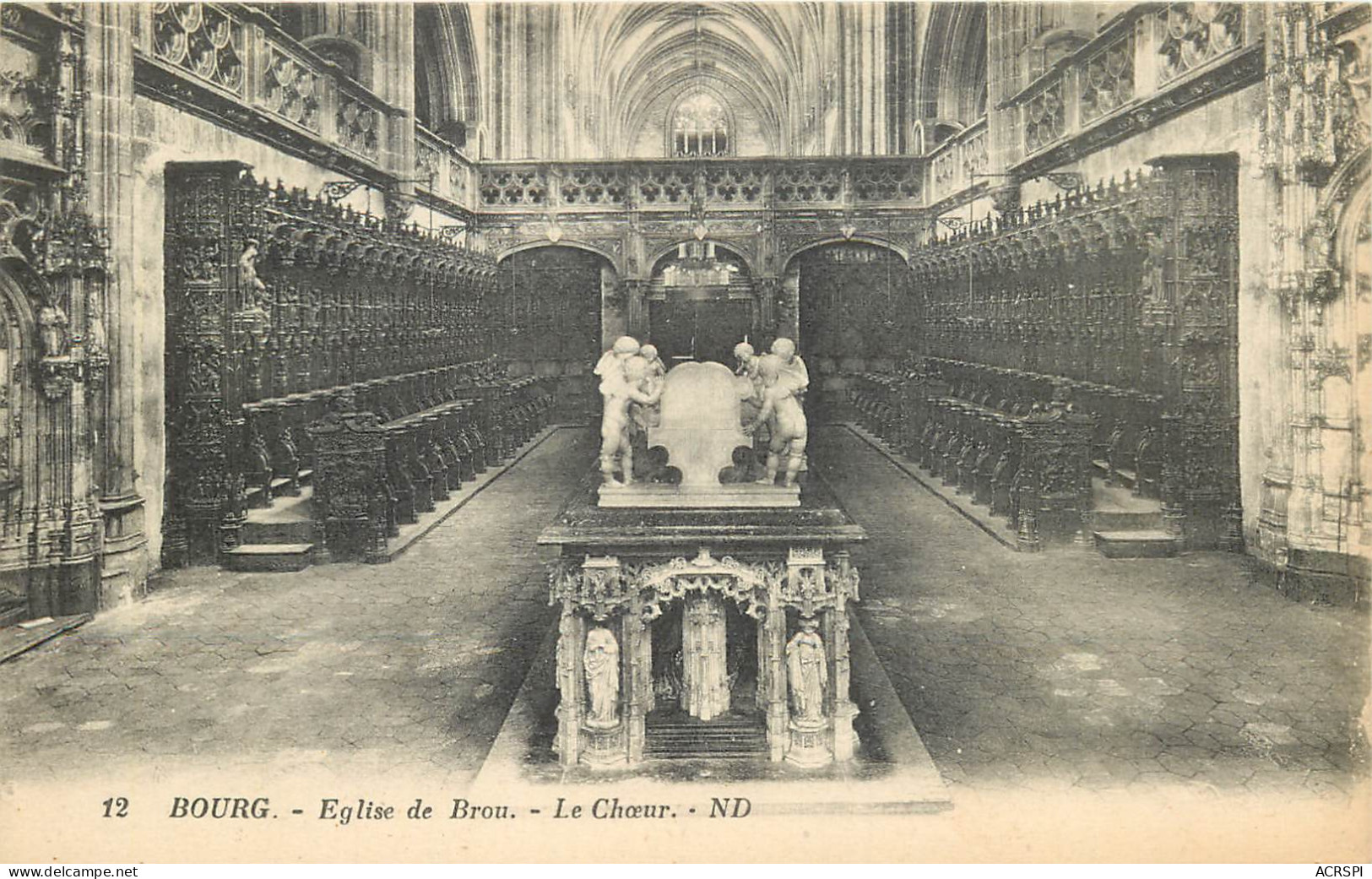 01  Bourg En Bresse  église De Brou Le Choeur    N° 14 \MM5071 - Brou Church