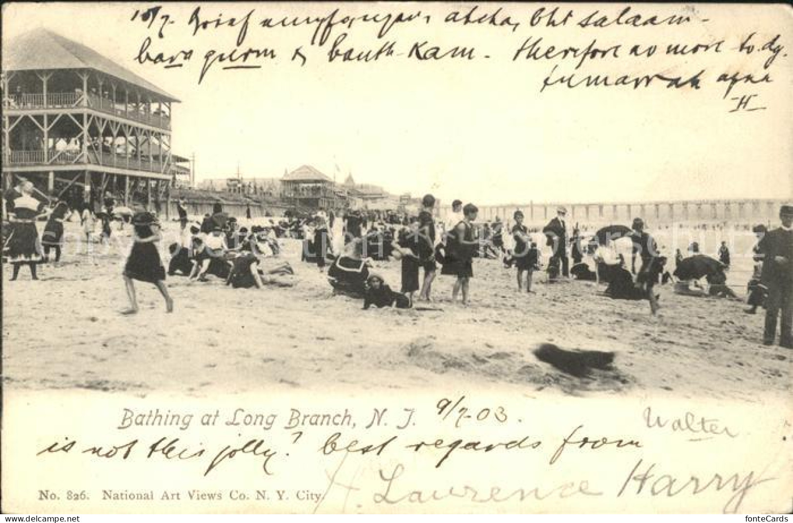 11694436 Long_Branch_New_Jersey Bathing Beach - Other & Unclassified