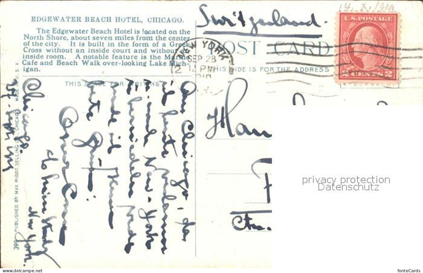 11694434 Chicago_Illinois Edgewater Beach Hotel Automobile - Other & Unclassified