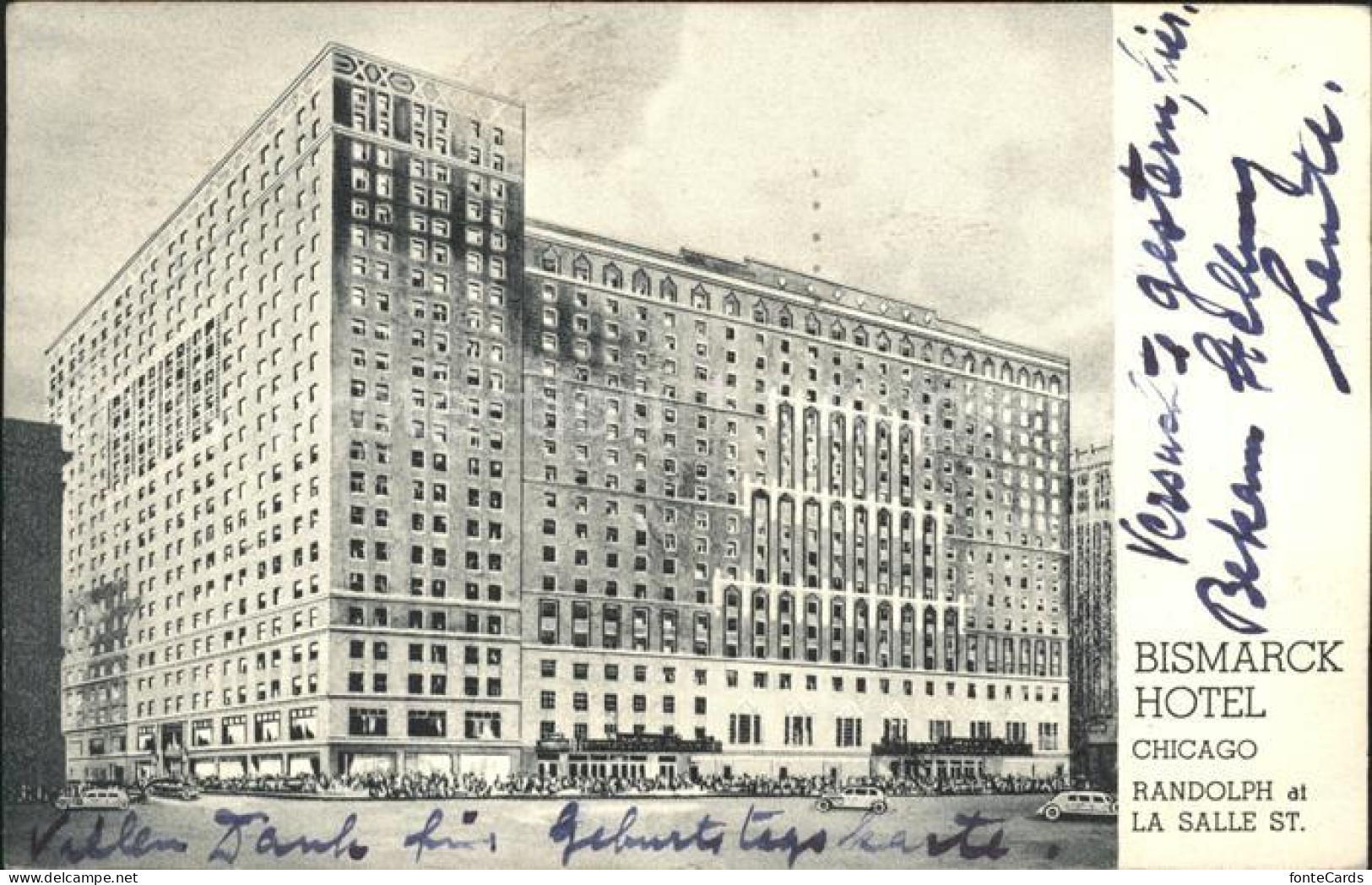 11694408 Chicago_Illinois Bismarck Hotel Randolph At La Salle Street - Andere & Zonder Classificatie