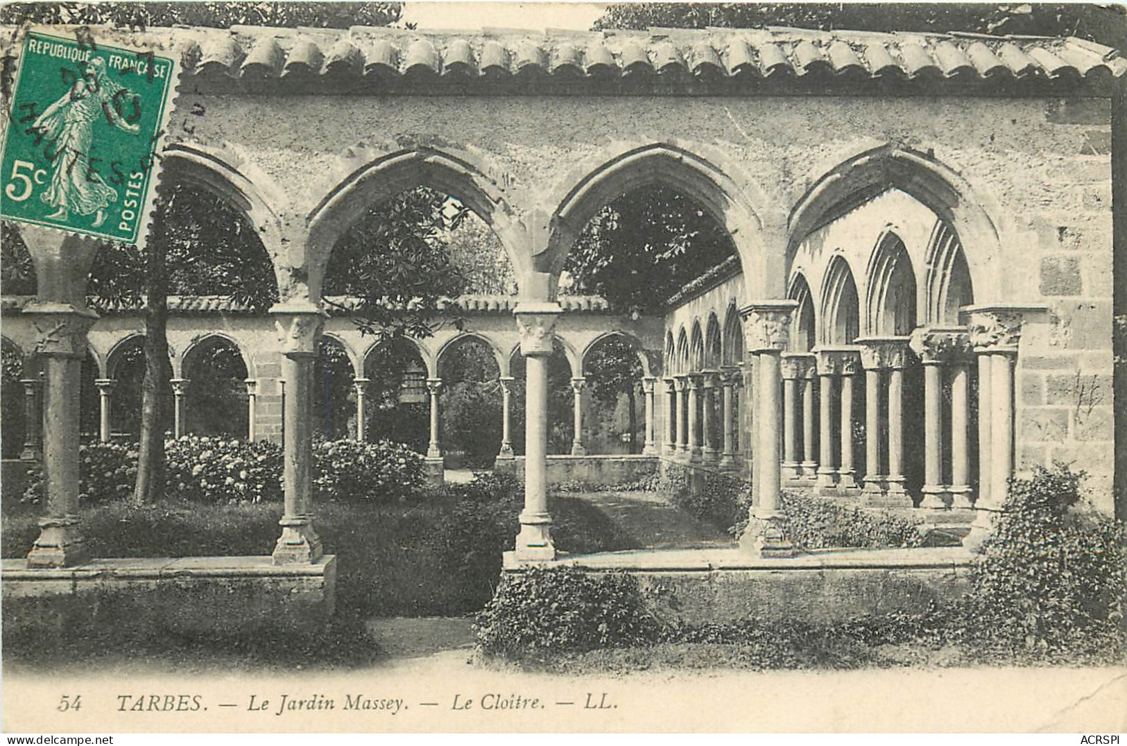 65  Tarbes Jardin Massey Le Cloître      N° 54 \MM5078 - Tarbes