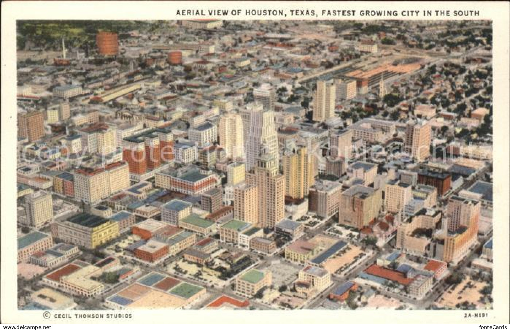 11694348 Houston_Texas Aerial View - Andere & Zonder Classificatie