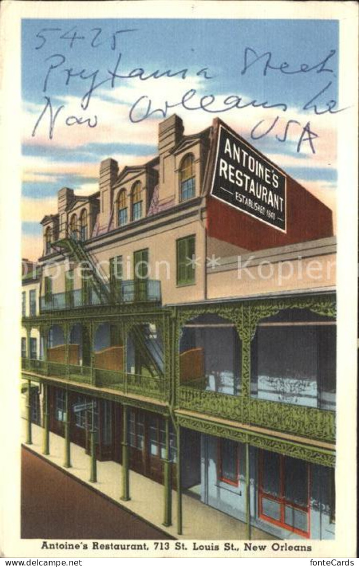 11694330 New_Orleans_Louisiana Antoine's Restaurant - Sonstige & Ohne Zuordnung