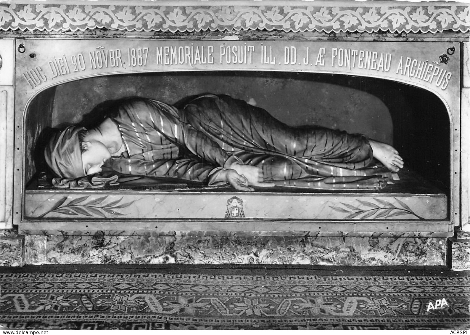ALBI Basilique Sainte Cecile Statue De Saite Cecile Placee Sous Le Maitre Autel  17 (scan Recto Verso)MH2910TER - Albi