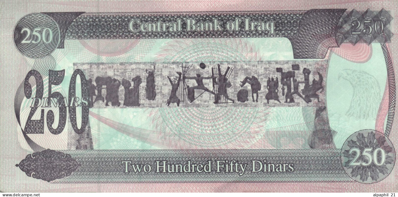 IRAQ,  250 Dinars - Iraq
