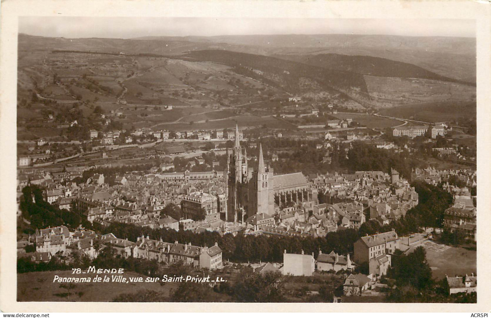 48  Mende Panorama De La Ville Vue Sur Saint Privat     N° 36 \MN6003 - Mende