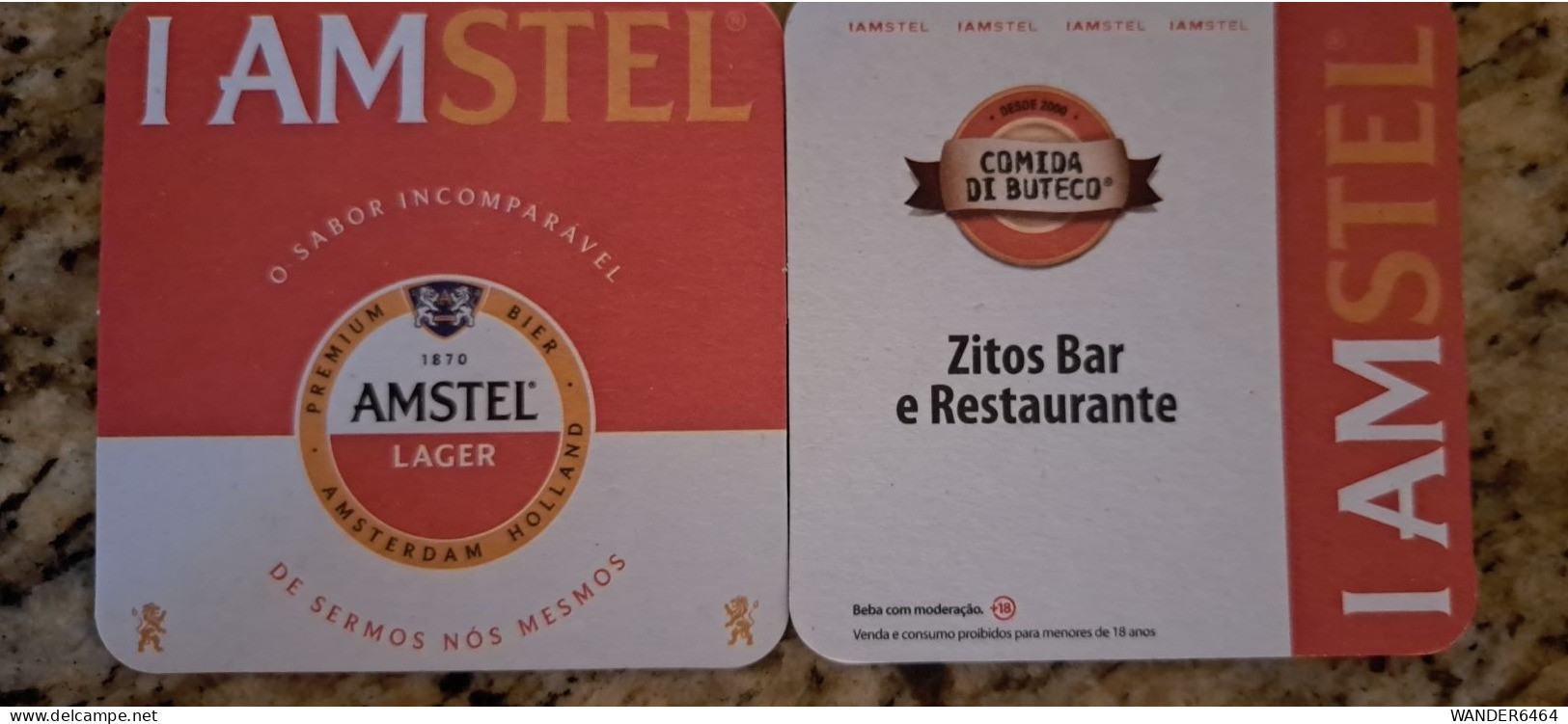 AMSTEL BRAZIL BREWERY  BEER  MATS - COASTERS #090 - Sous-bocks