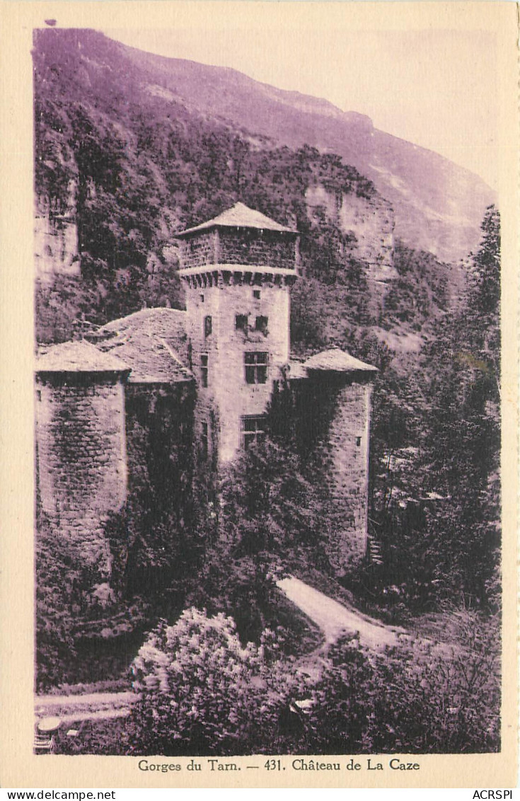 48  Gorges Du Tarn Château De La Caze      N° 65 \MN6004 - Gorges Du Tarn