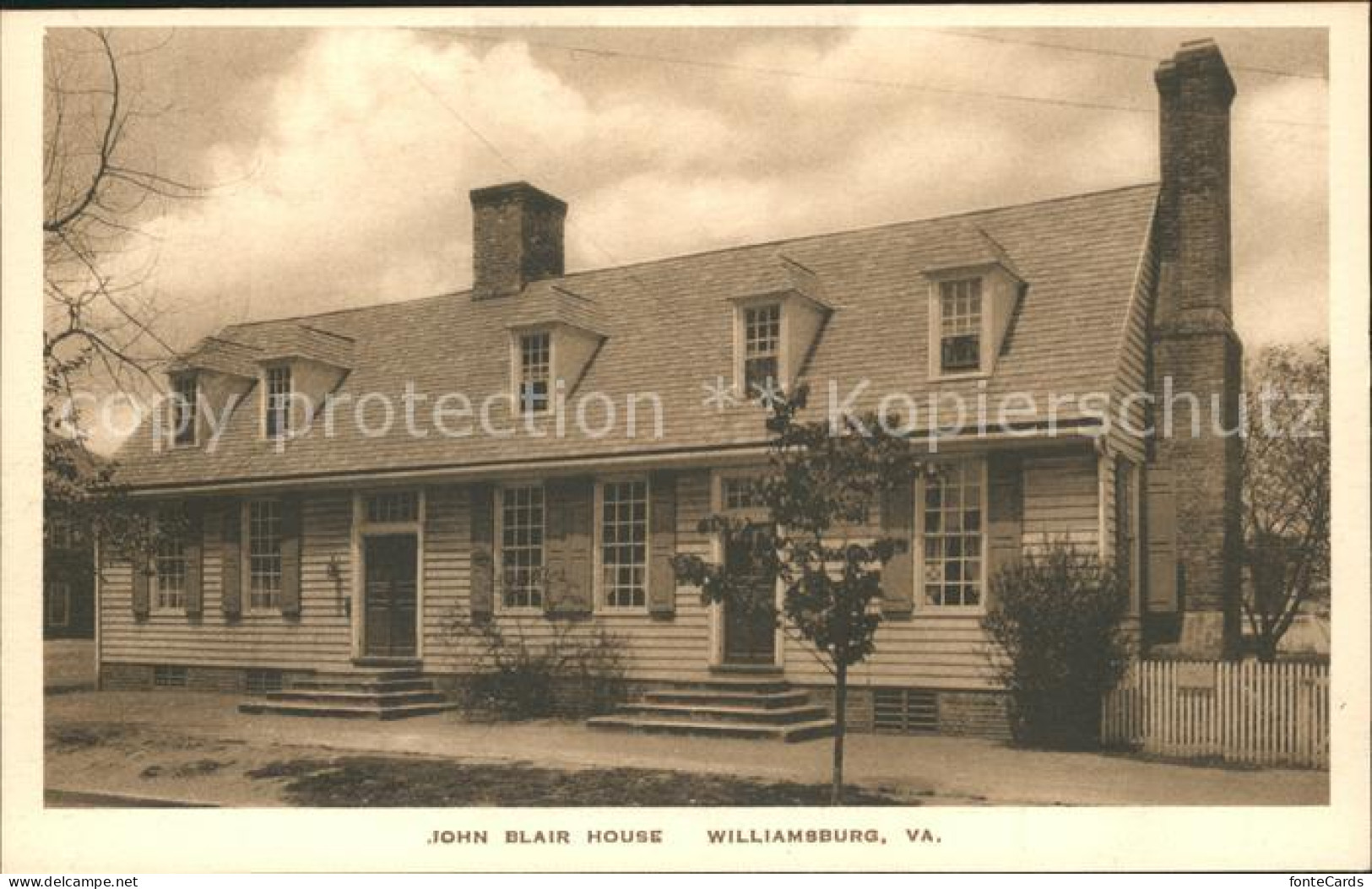 11694189 Williamsburg_Virginia John Blair House 18th Century Historical Building - Sonstige & Ohne Zuordnung