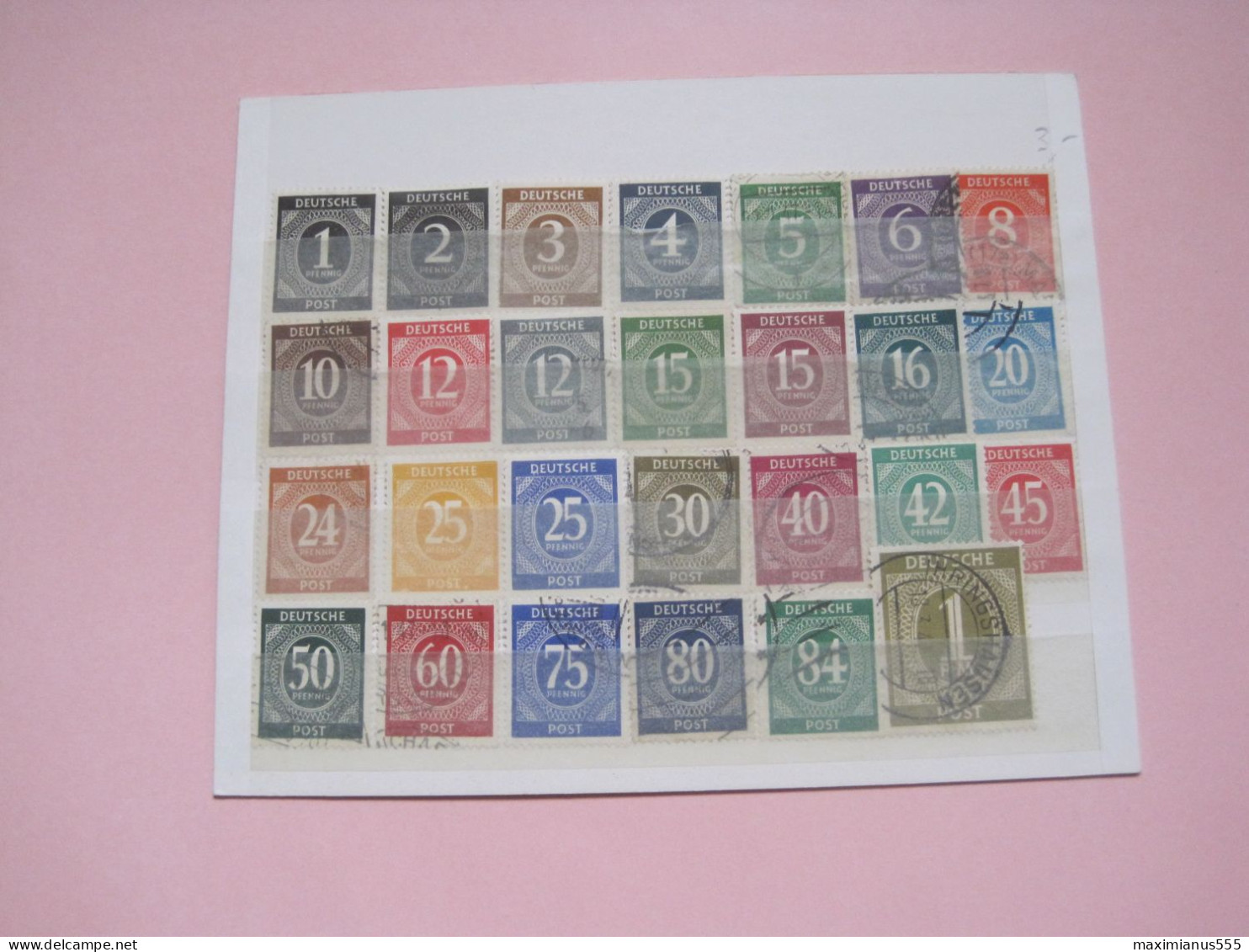 Germany Deutsche Post, Gemischtes Ausgabe Satz. (27W.) 1946, Michel 2022, 50% Off Price () - Used Stamps