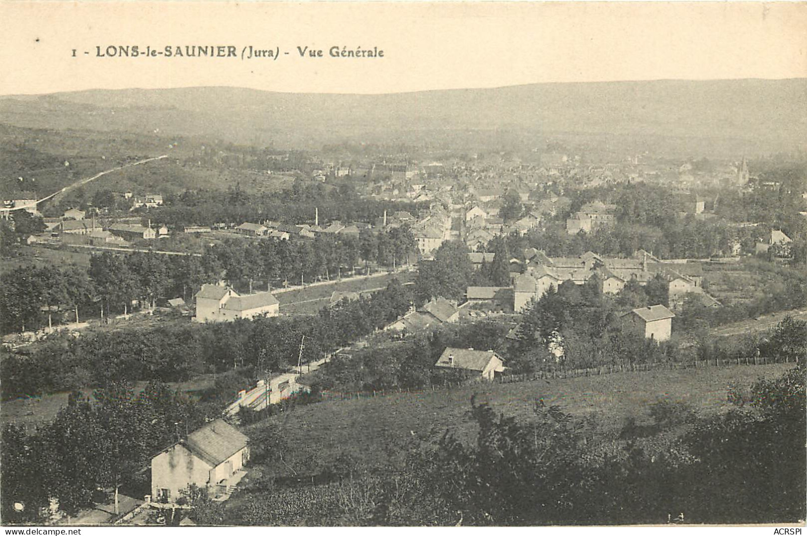 39  Jura  Lons Le Saunier Vue Générale      N° 58 \MN6010 - Lons Le Saunier