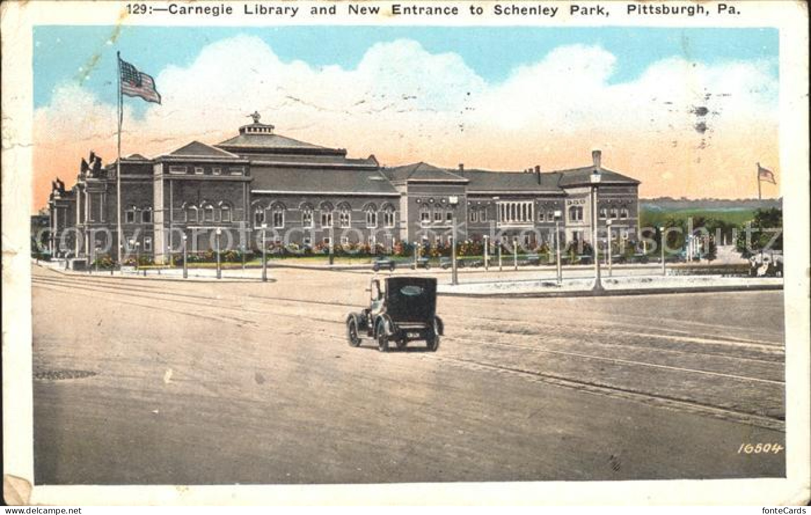 11694152 Pittsburgh Carnegie Library Entrance To Schenley Park Pittsburgh - Andere & Zonder Classificatie