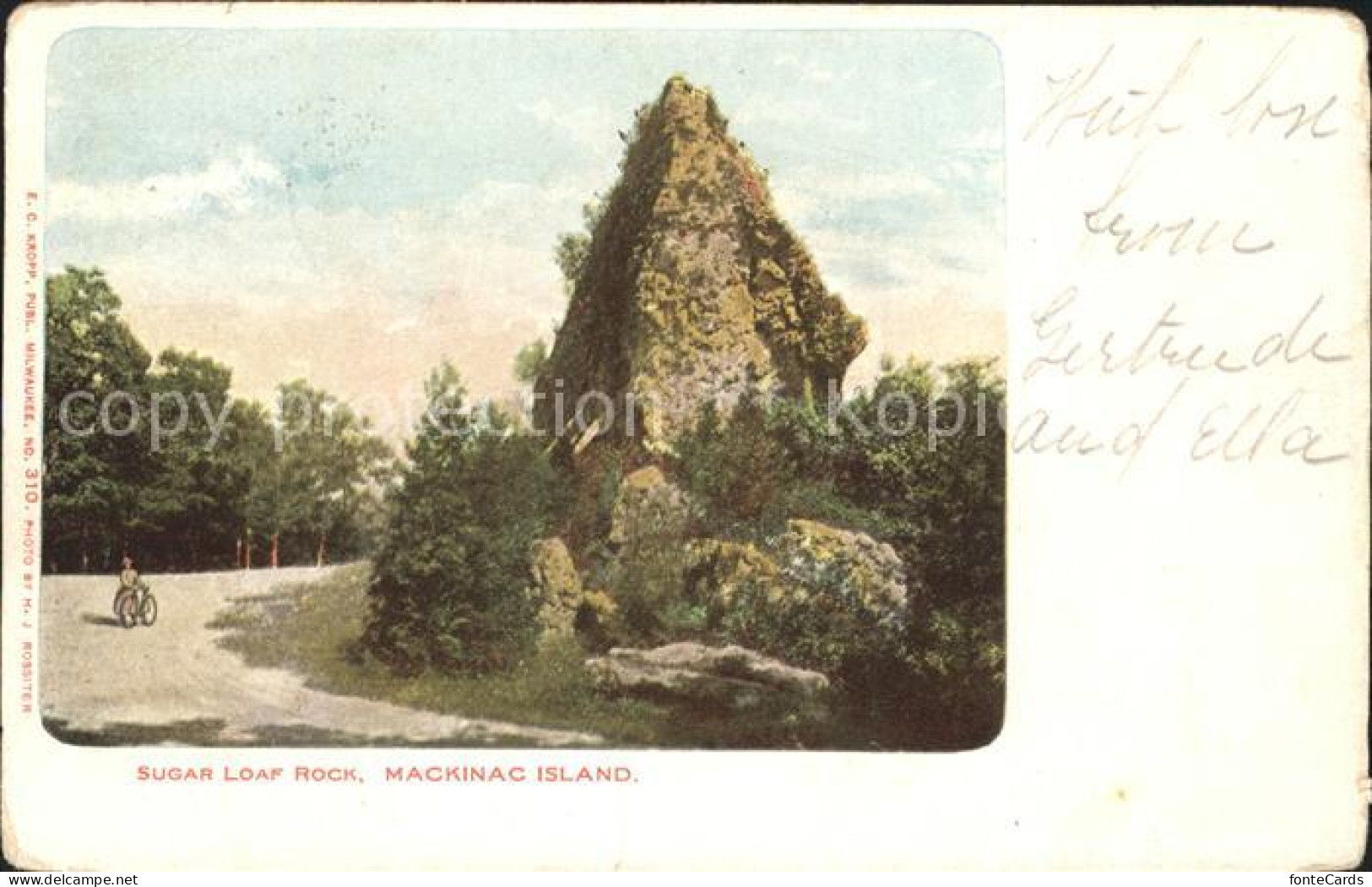 11694089 Mackinac_Island Sugar Loaf Rock - Andere & Zonder Classificatie