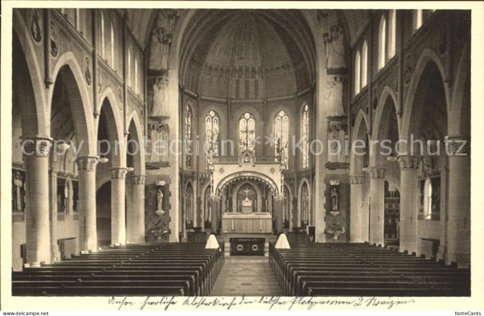 11694004 O_Fallon_Missouri Inneres Der Klosterkirche Altar Psalm - Otros & Sin Clasificación