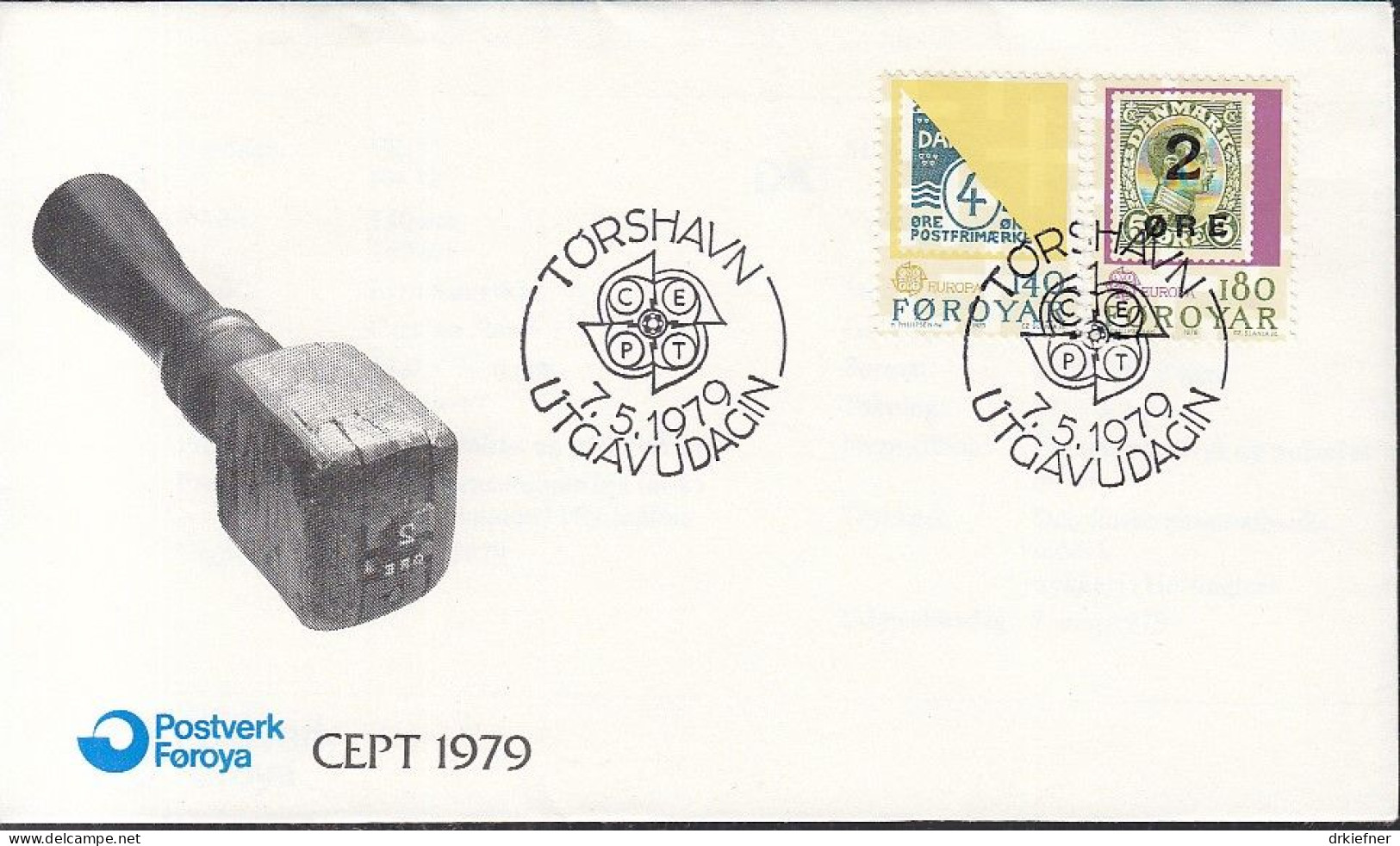 FÄRÖER  43-44, FDC, Europa CEPT, 1979 - Féroé (Iles)
