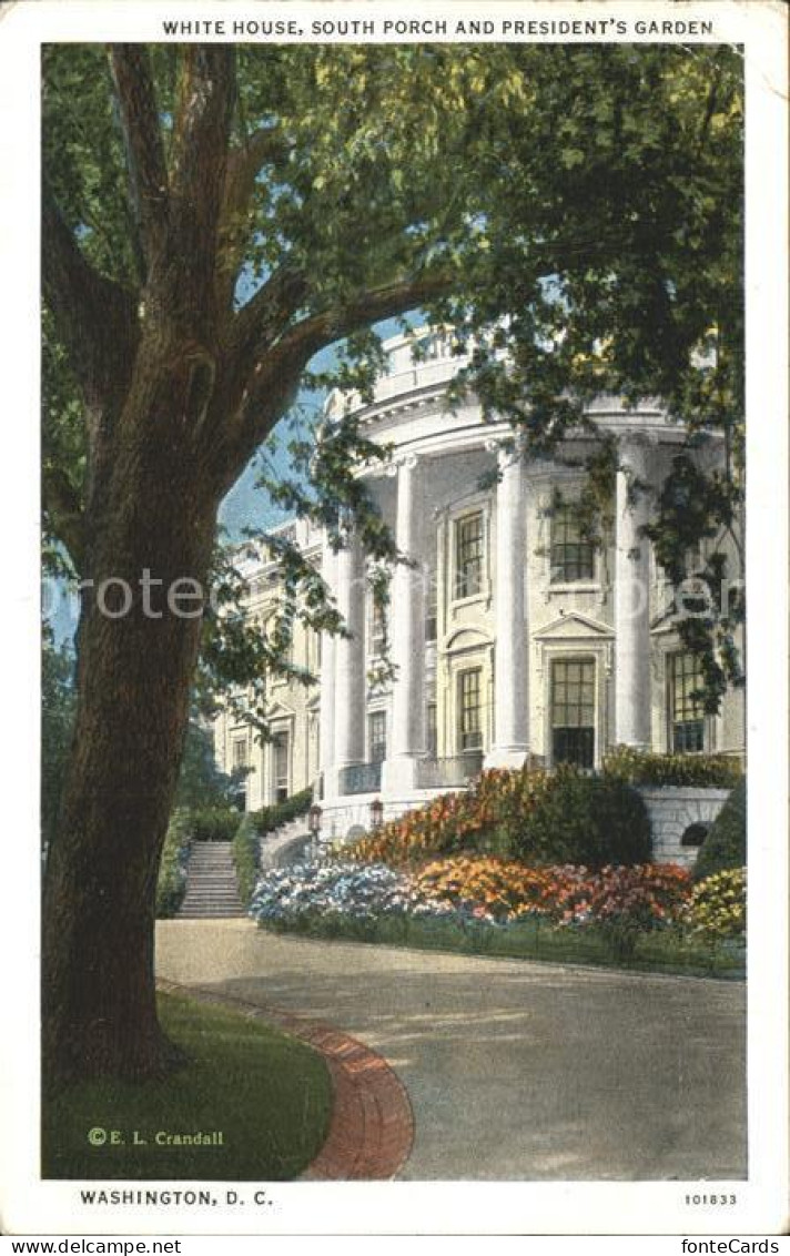 11693873 Washington DC White House Presidents Garden  - Washington DC