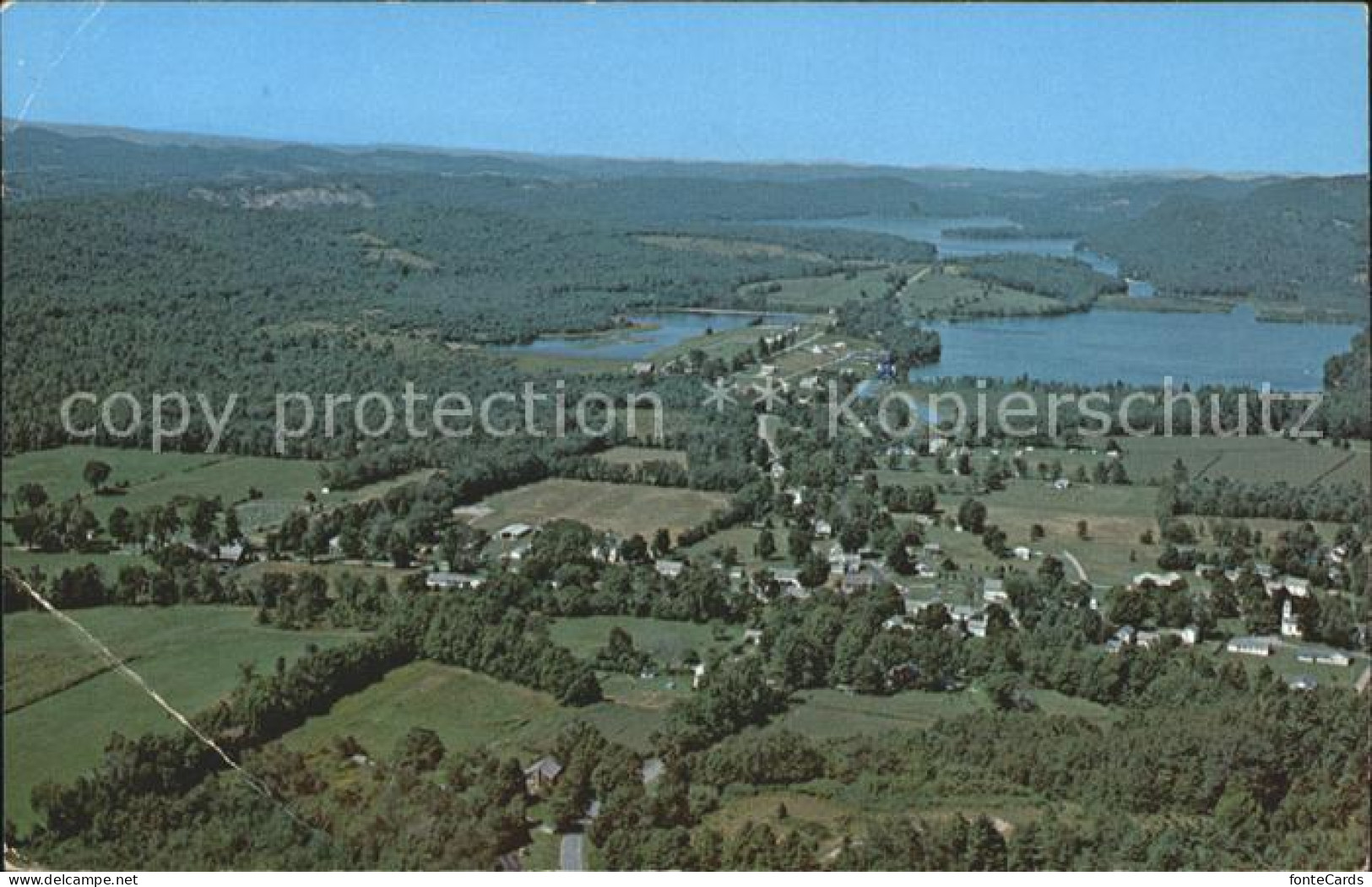 11693839 Wells_Vermont Aerial View Lake - Sonstige & Ohne Zuordnung