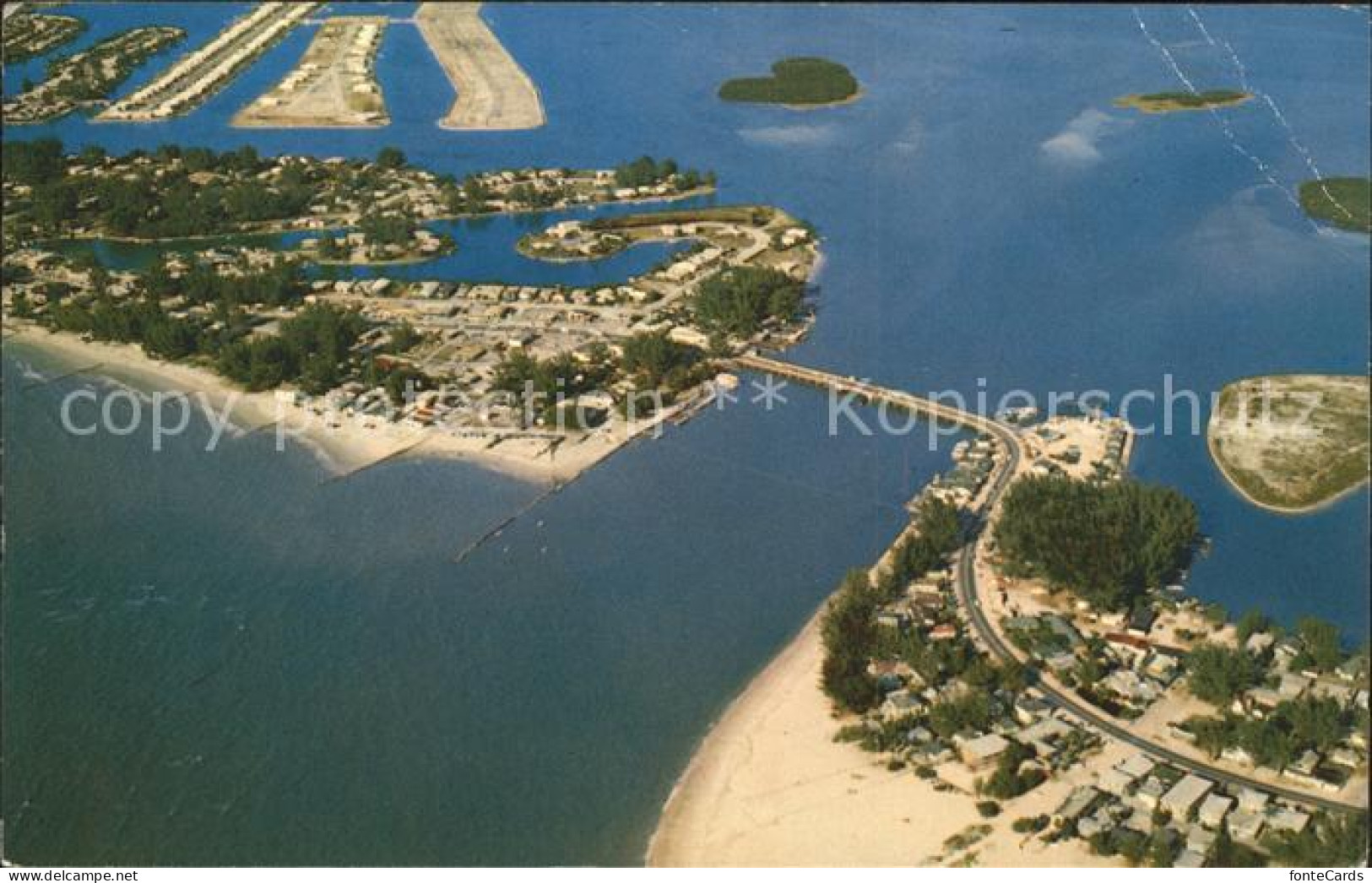 11693800 Saint_Petersburg_Florida John's Pass Bridge Gulf Of Mexico Aerial View - Sonstige & Ohne Zuordnung