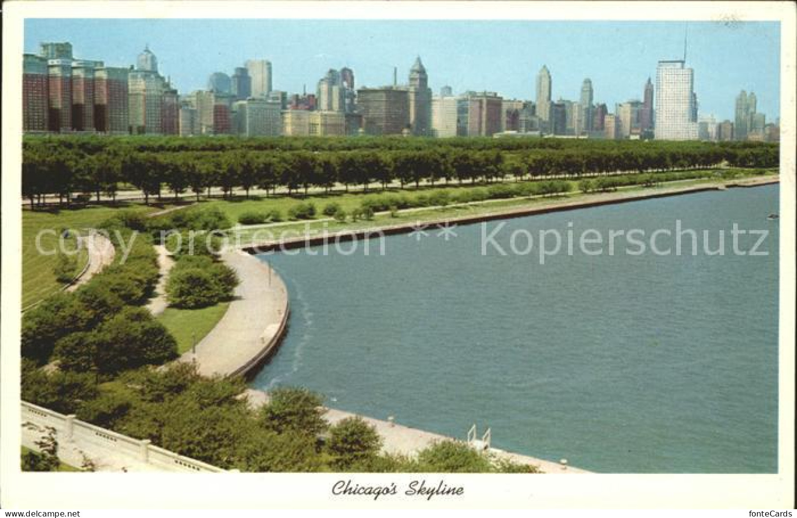 11693326 Chicago_Illinois Skyline Michigan Avenue - Andere & Zonder Classificatie