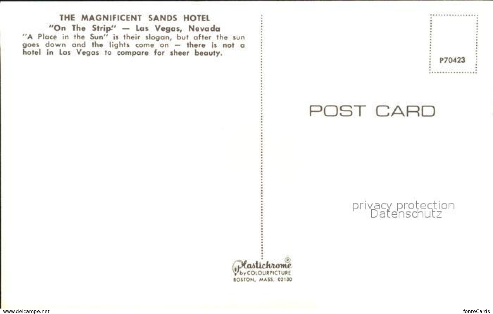 11693222 Las_Vegas_Nevada Magnificent Sands Hotel - Altri & Non Classificati