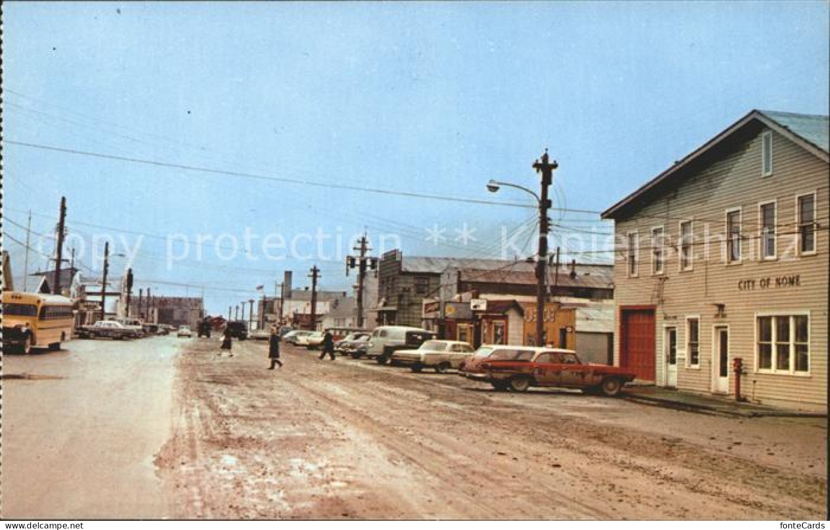 11693189 Nome_Alaska Main Street And City Hall Cars - Other & Unclassified