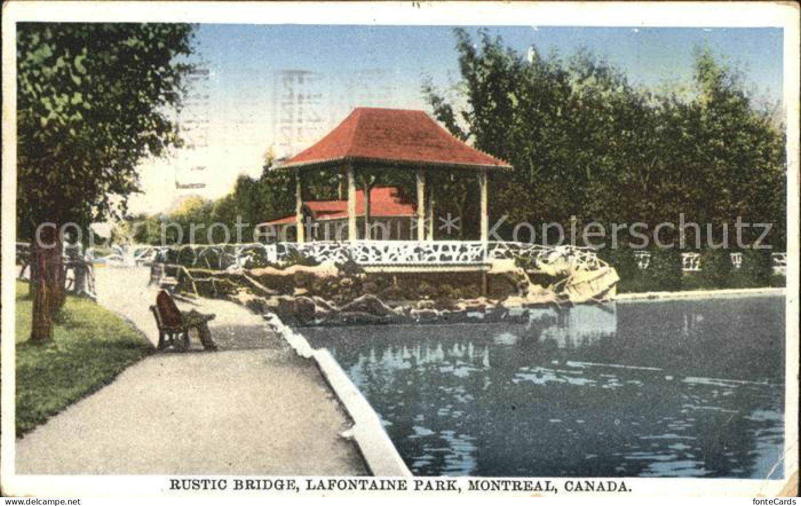 11693167 Montreal Quebec Rustico Bridge La Fontaine Park Montreal - Unclassified