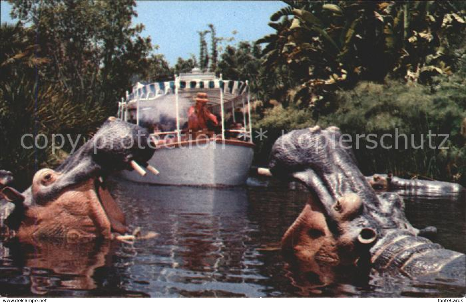 11692286 Disneyland_Orlando Jungle Cruise Nilpferde Boot - Autres & Non Classés