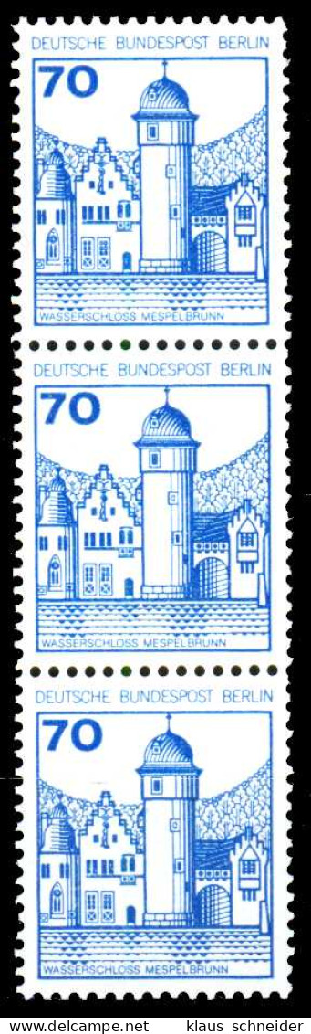 BERLIN DS BURGEN U. SCHLÖSSER Nr 538R Postfrisch 3ER ST X2133AA - Unused Stamps