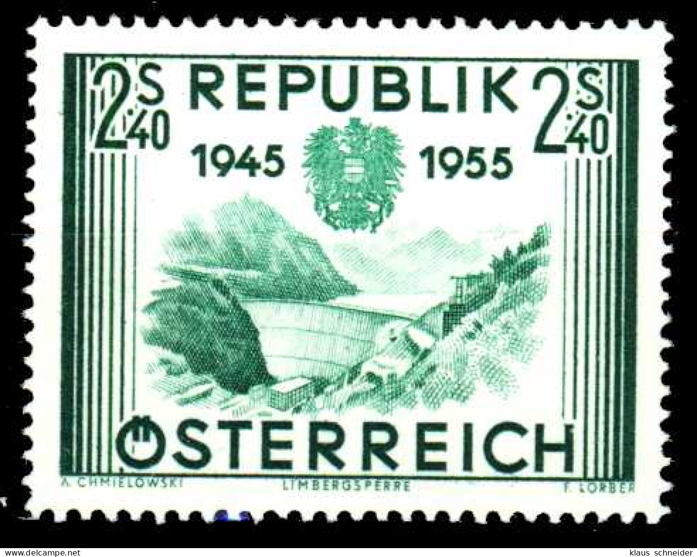 ÖSTERREICH 1955 Nr 1016 Postfrisch X2F4006 - Unused Stamps