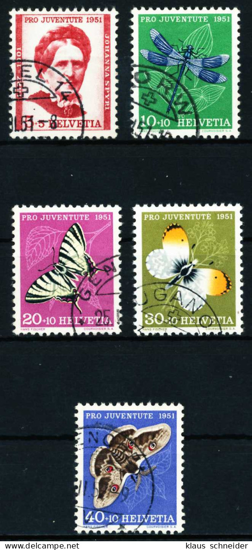 SCHWEIZ PRO JUVENTUTE Nr 561-565 Gestempelt X54BB9A - Used Stamps